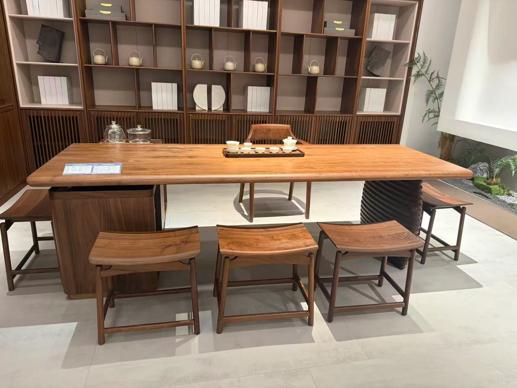 实木茶台 源头家具工厂成品实拍